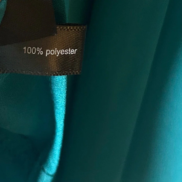 The Limited cap sleeve button up shirt Ashton teal six medium - Picture 7 of 10